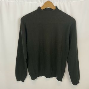 Vintage Tabi Wool Mock Neck Knit Sweater